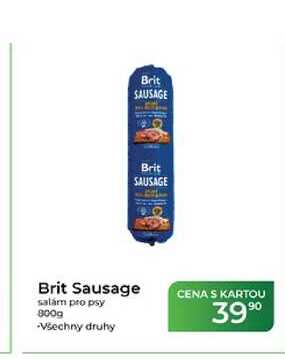 Brit Sausage salám pro psy 800g