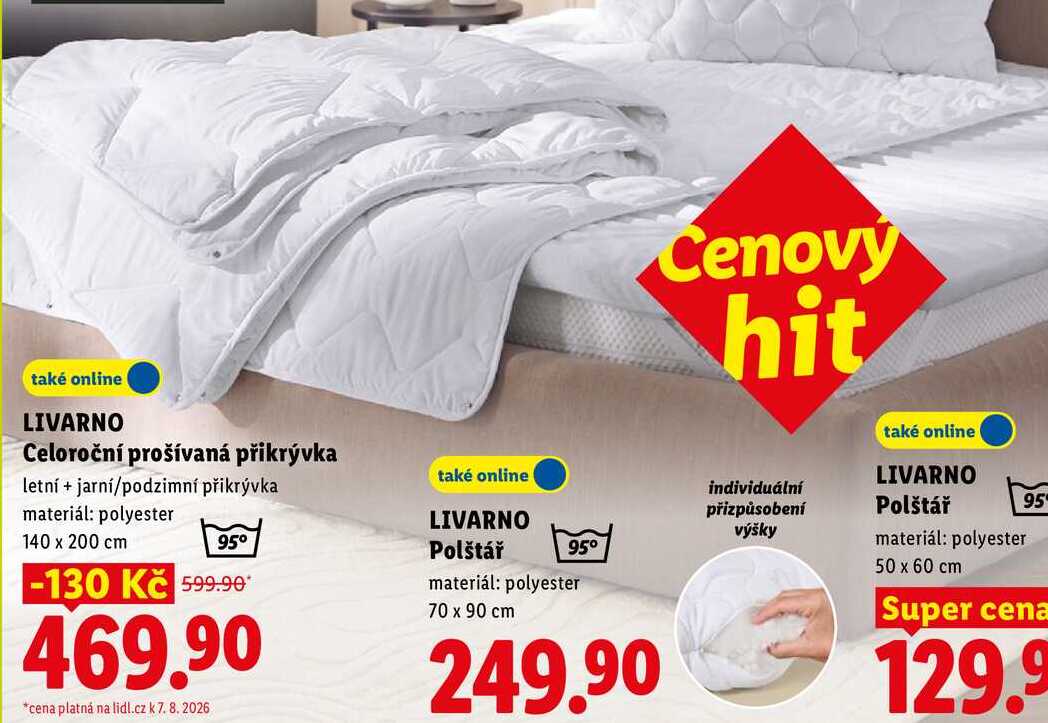 LIVARNO Celoroční prošívaná přikrývka