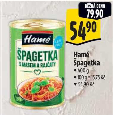 Hamé Špagetka, 400 g