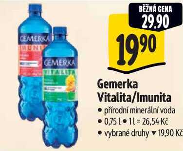 Gemerka Vitalita/Imunita, 0,75 l
