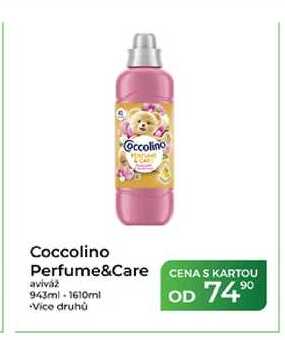 Coccolino Perfume&Care aviváž 943ml -1610ml