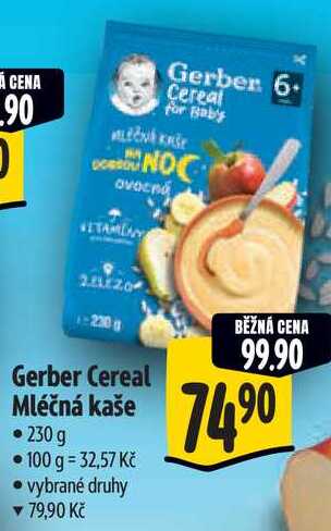 Gerber Cereal Mléčná kaše, 230 g