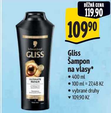 Gliss Šampon na vlasy, 400 ml Albert