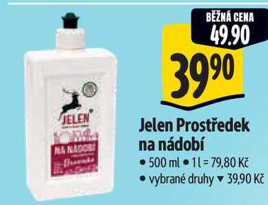 Jelen Prostředek na nádobí, 500 ml Albert
