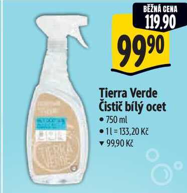 Tierra Verde Čistič bílý ocet, 750 ml Albert