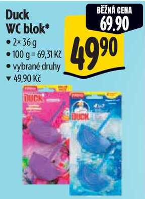 Duck WC blok, 2x 36 g Albert