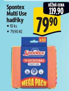 Spontex Multi Use hadříky, 10 ks Albert