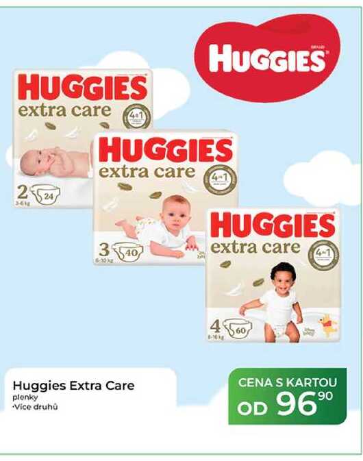 Huggies Extra Care plenky