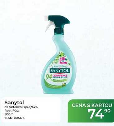 Sanytol dezinfekční sprej 94% Rost Pův 500ml
