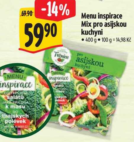 Menu inspirace Mix pro asijskou kuchyni pro, 400 g