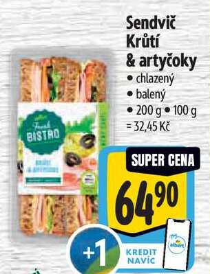 Sendvič Krůtí & artyčoky, 200 g