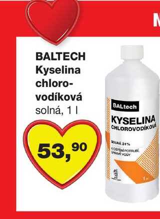 BALTECH Kyselina chloro- vodíková solná, 1l