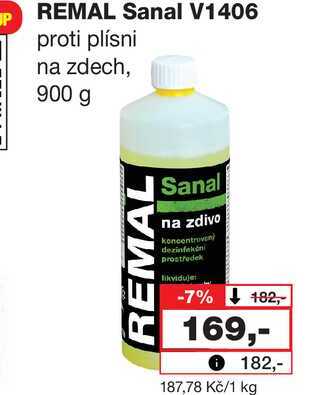 REMAL Sanal V1406 proti plísni na zdech, 900 g Barvy a laky drogerie 