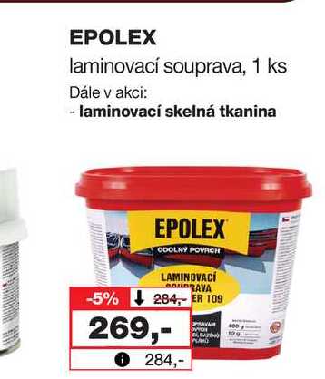 EPOLEX laminovací souprava, 1 ks Barvy a laky drogerie 