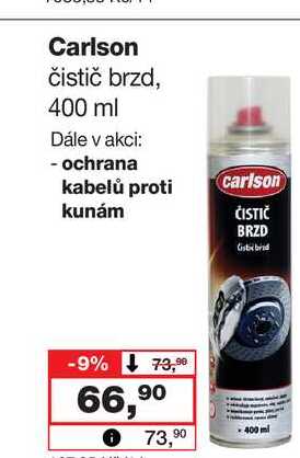 Carlson čistič brzd, 400 ml