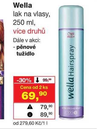 Wella lak na vlasy, 250 ml Barvy a laky drogerie 