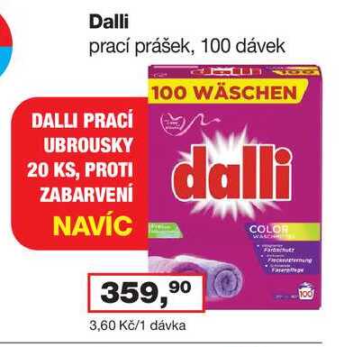 Dalli prací prášek, 100 dávek