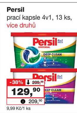 Persil prací kapsle 4v1, 13 ks Barvy a laky drogerie 