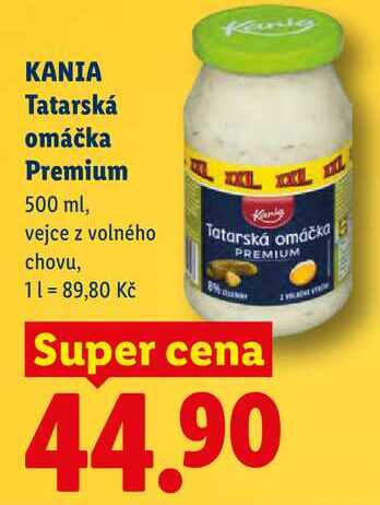 KANIA Tatarská omáčka Premium, 500 ml