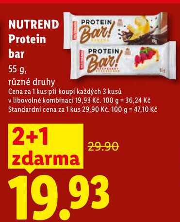 NUTREND Protein bar, 55 g