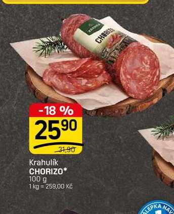 CHORIZO* 100 g