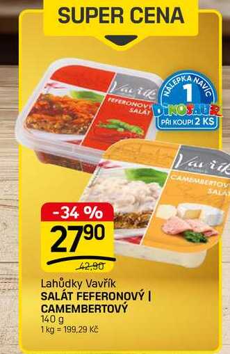 SALÁT FEFERONOVÝ | CAMEMBERTOVÝ 140 g