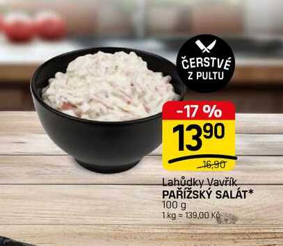 PAŘÍŽSKÝ SALÁT* 100 g