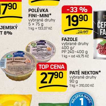 PATÉ NEKTON* vybrané druhy 90 g