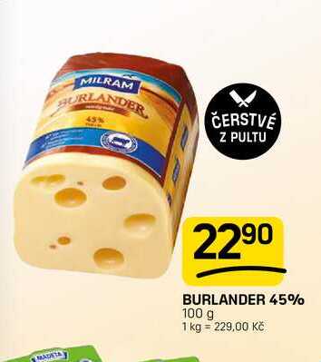 BURLANDER 45% 100 g