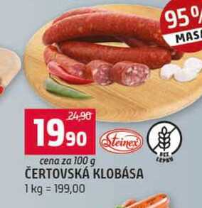 ČERTOVSKÁ KLOBÁSA 100g