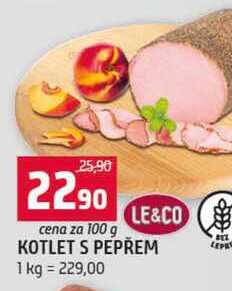 KOTLET S PEPŘEM 100g