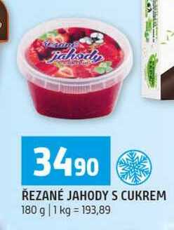 ŘEZANÉ JAHODY S CUKREM 180 g