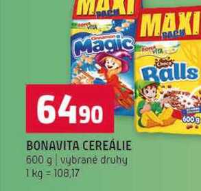 BONAVITA CEREÁLIE 600 g vybrané druhy