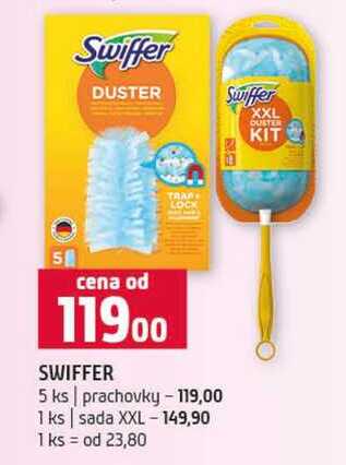 SWIFFER 5 ks prachovky 1 ks sada XXL
