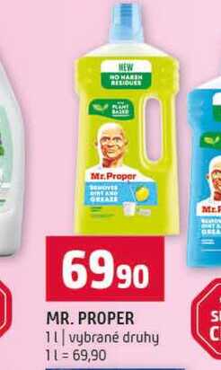MR. PROPER 1l vybrané druhy
