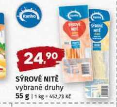 SÝROVÉ NITĚ vybrané druhy 55 g