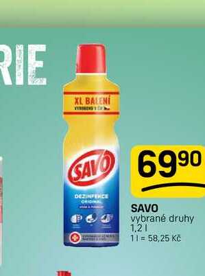 SAVO vybrané druhy 1.2l