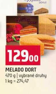 MELADO DORT 470 g vybrané druhy