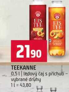 TEEKANNE 0,5l ledový čaj s příchutí vybrané druhy