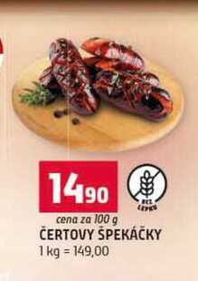 ČERTOVY ŠPEKÁČKY 100g