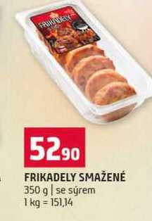 FRIKADELY SMAŽENÉ 350 g se sýrem 