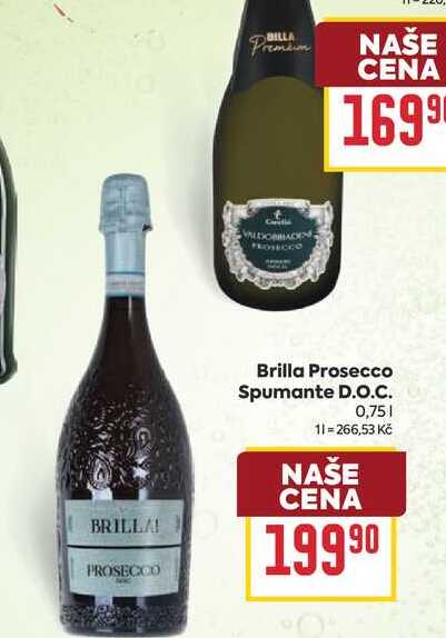 Brilla Prosecco Spumante D.O.C. 0,75l