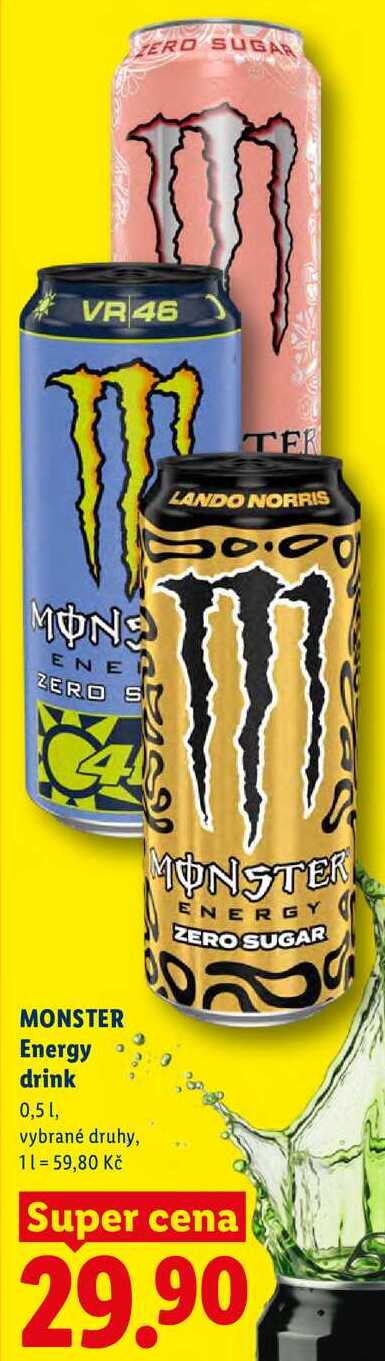 MONSTER Energy drink, 0,5 l