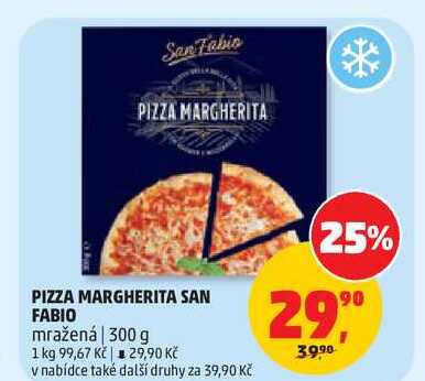 PIZZA MARGHERITA SAN FABIO mražená | 300 g