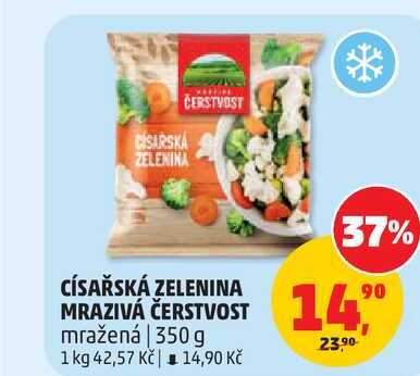 CÍSAŘSKÁ ZELENINA MRAZIVÁ ČERSTVOST 350g