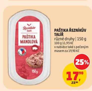 PAŠTIKA ŘEZNÍKŮV TALÍŘ 150g