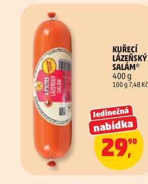 KUŘECÍ LÁZEŇSKÝ SALÁM* 400 g