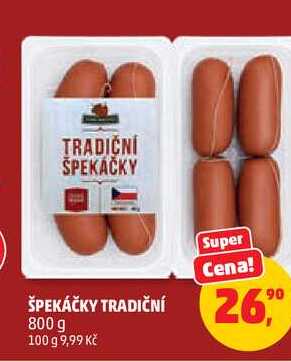ŠPEKÁČKY TRADIČNÍ 800g