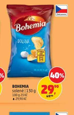 BOHEMIA solené 130 g