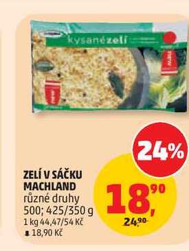 ZELÍ V SÁČKU MACHLAND různé druhy 500; 425/350 g